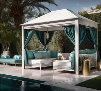 glamorous-poolside-cabana-with-chaise-lounge-cocktail-shaker-created-with-generative-ai